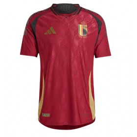 Herren Fußballbekleidung Belgien Heimtrikot EM 2024 Kurzarm